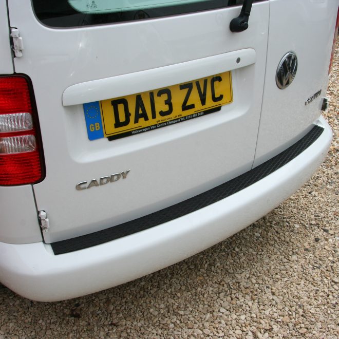 VW CADDY ALL YEARS OVER THE EDGE DESIGN The Rear Bumper Protector Co